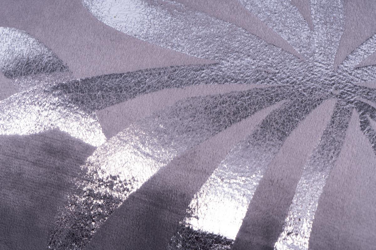 Zierkissen Prisma 30/45x50/45 Cm Polyester Graphit/silberf. - Silberfarben/Graphitfarben, KONVENTIONELL, Textil (30x45/50x45cm)