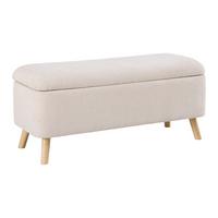 SEDACÍ LAVICE JENSON -EXKLUSIV- - přírodní barvy/béžová, Moderní, dřevo/textil (100/43/40cm) - Mömax