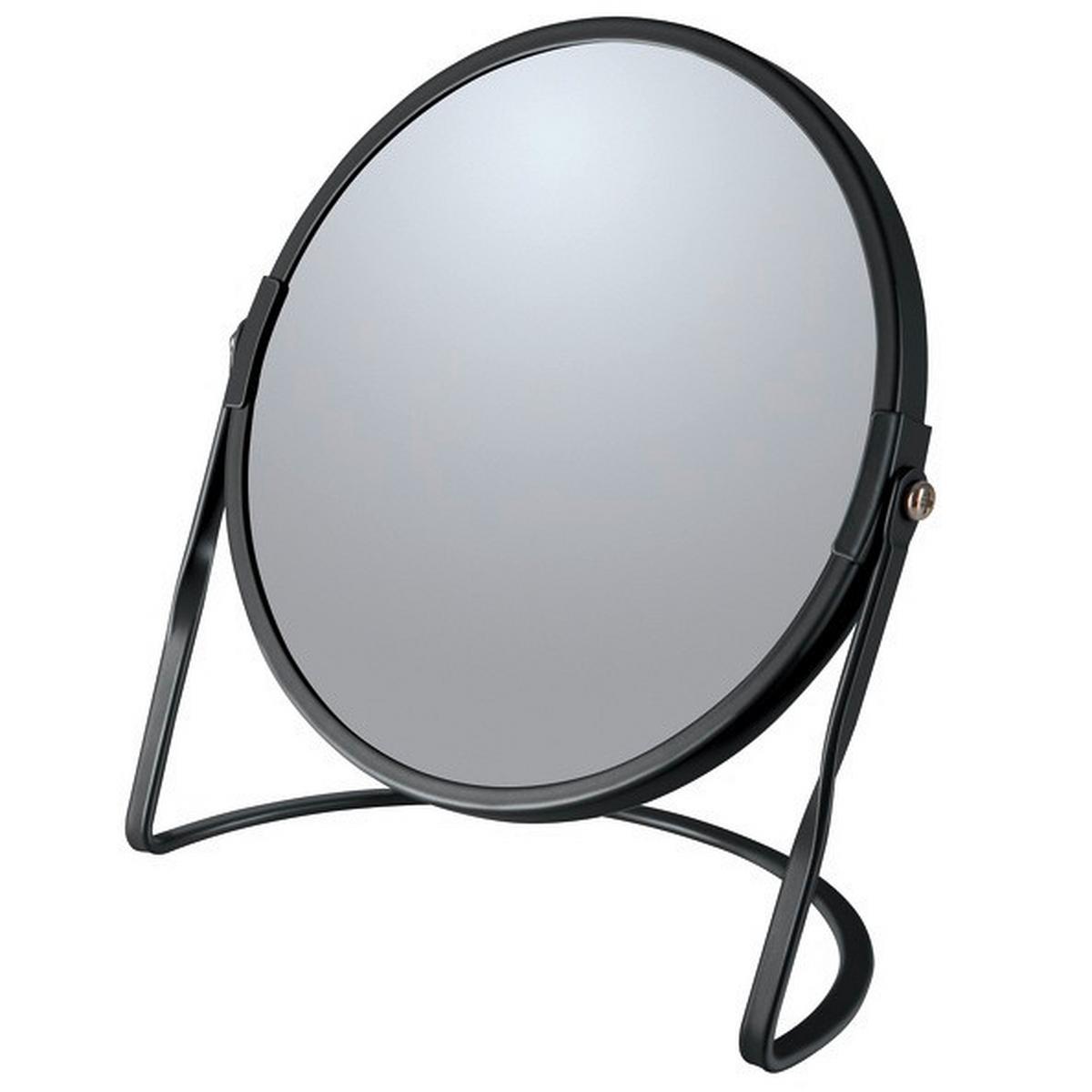 Standspiegel Akira Matt-Black - Schwarz, Basics, Glas (18,4/10,5/20cm)