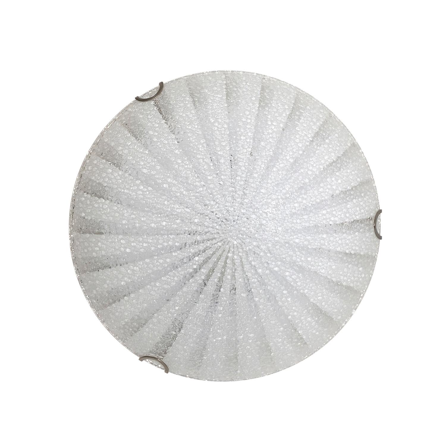 Deckenleuchte Klar L: 30 cm 22w - Klar, Basics, Glas (30/30/9cm)