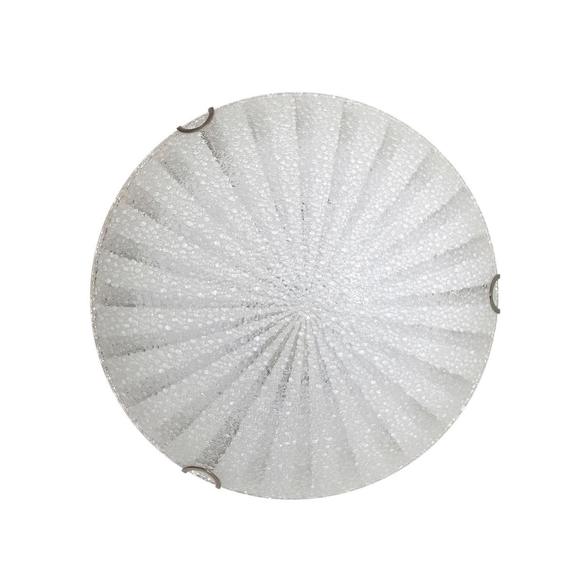Deckenleuchte Klar L: 30 cm 22w - Klar, Basics, Glas (30/30/9cm)