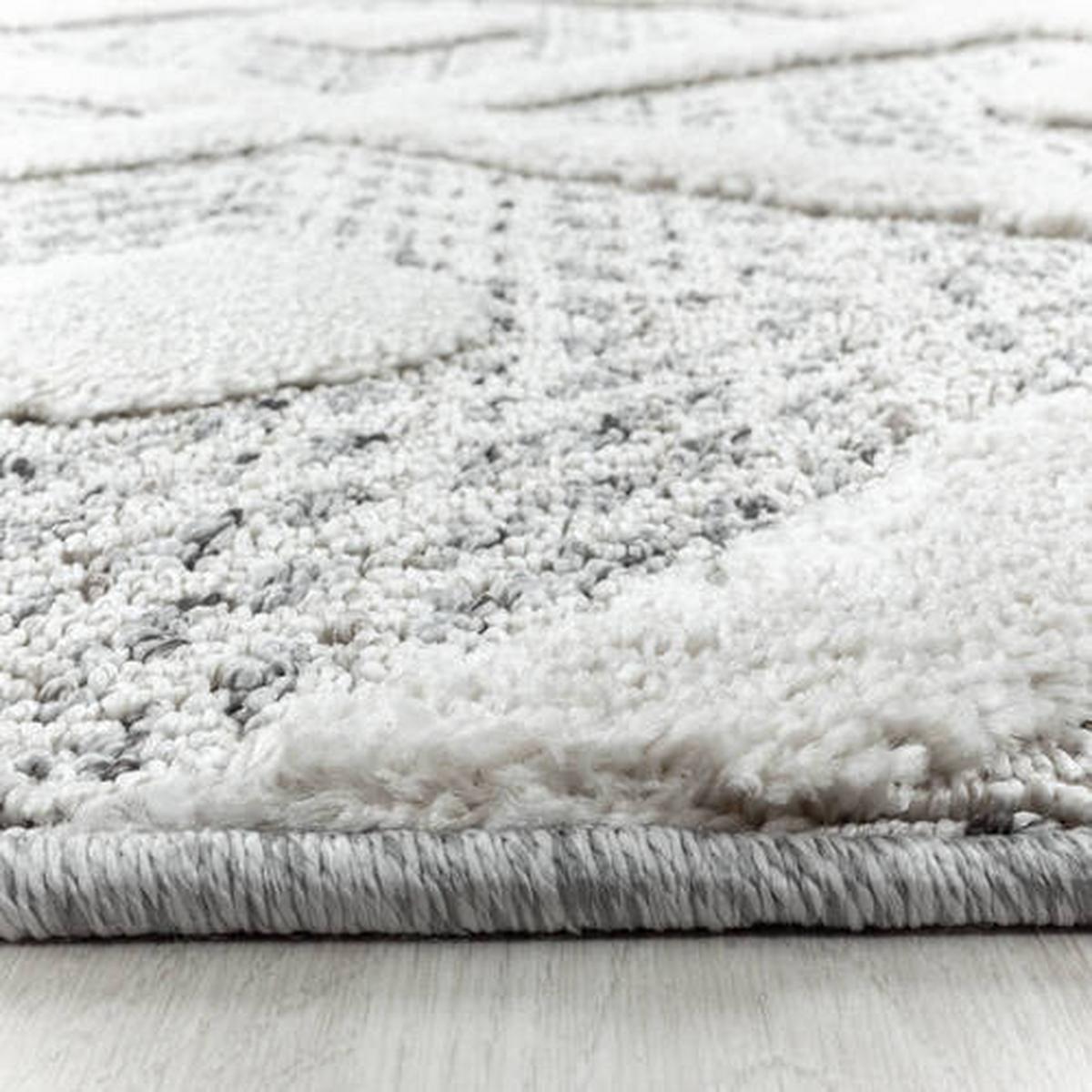 Tkaný koberec 200x290cm, sivá - sivá, Konventionell, textil (200/290cm)