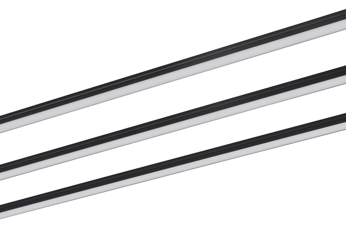 LED SVĚTELNÝ BOX NUMIK - černá, Moderní, plast (50/75/1,3/0,7cm) - Mömax