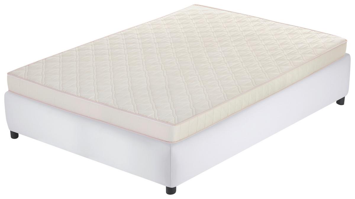 Kaltschaummatratze Basci Plus 140x200 Cm H2+h3, H: 13 Cm - Weiß, Basics, Textil (140/200cm) - P & B