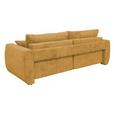 Schlafsofa Bali - Bernsteinfarben/Schwarz, MODERN, Holz/Textil (245/74-90/104cm) - Luca Bessoni