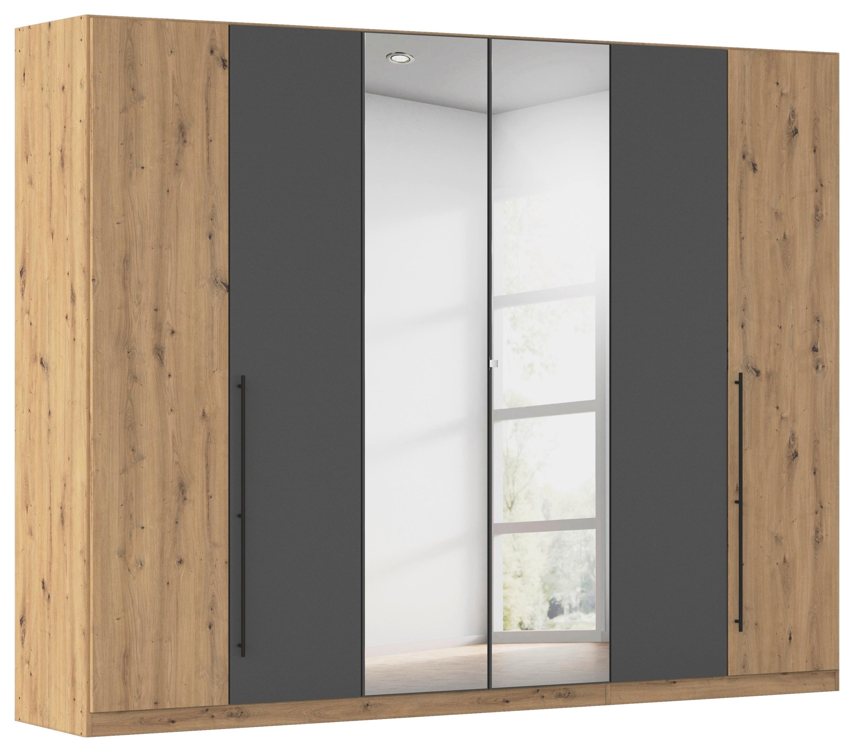 Kleiderschrank Safari mit Spiegel B: 271 cm
