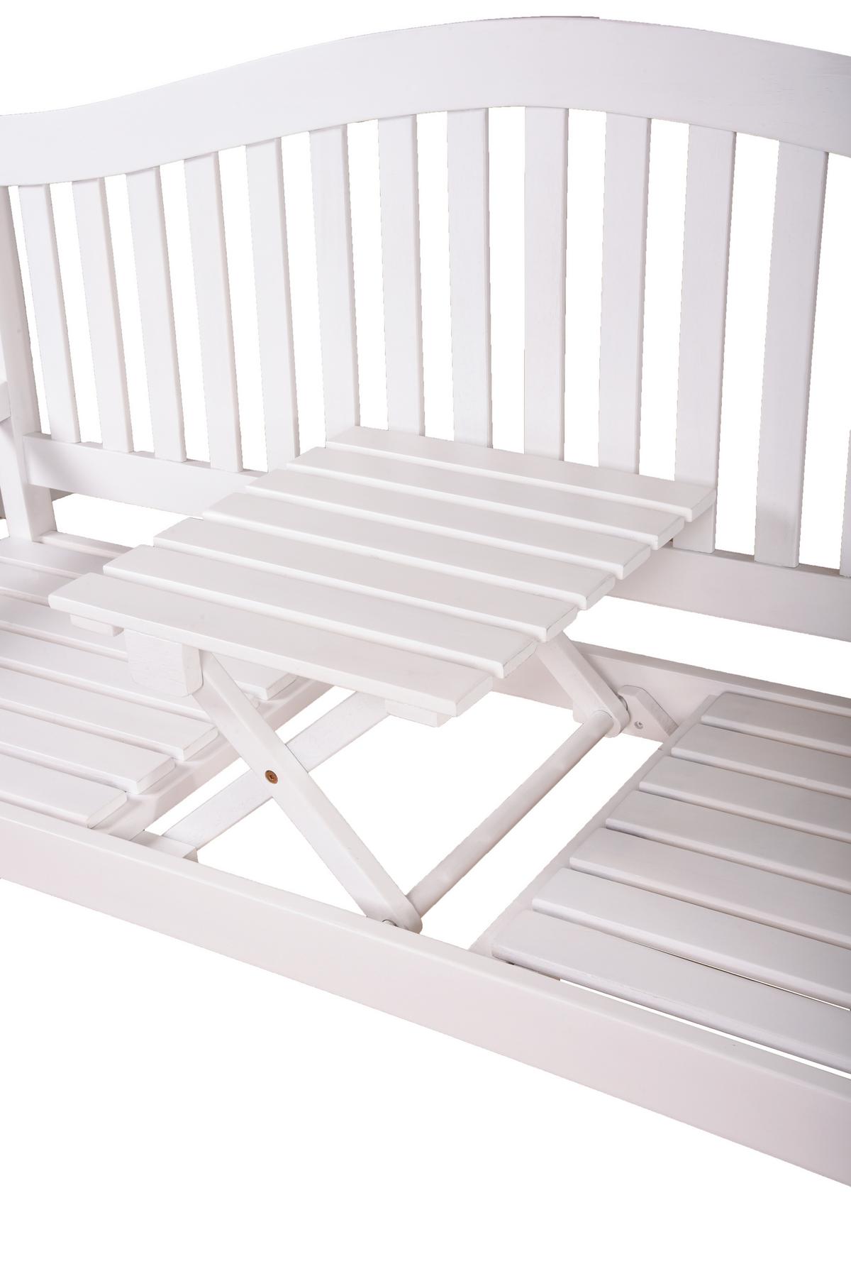 Gartenbank Echtholz Singapur 3-Sitzer - Eukalyptusholzfarben, Basics, Holz (150/104/62cm) - Gardenson