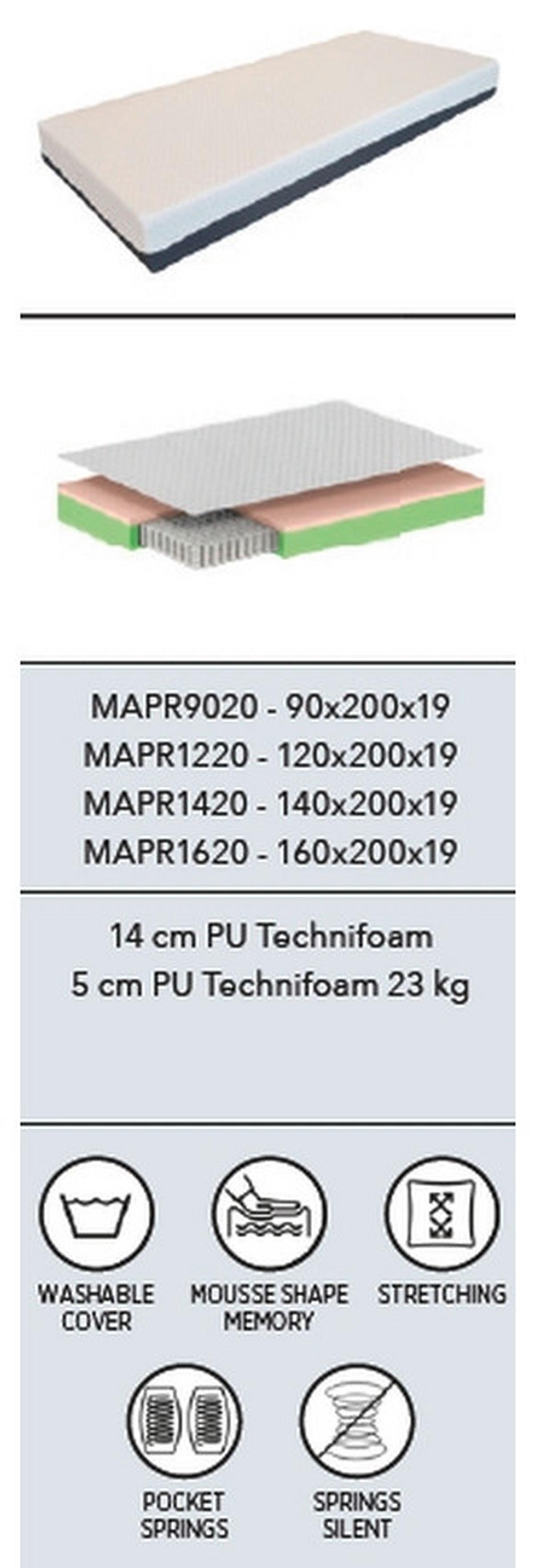 TASCHENFEDERKERNMATRATZE Premium Beige 140x200cm - Beige, Basics, Textil (140/200cm) - Vipack