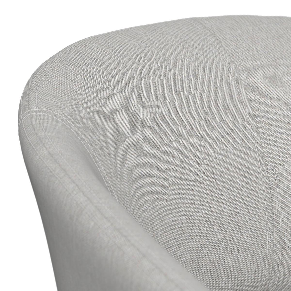 Gartensessel Jasmin - Gelb/Hellgrau, MODERN, Textil/Metall (61/56/78cm) - Beldano