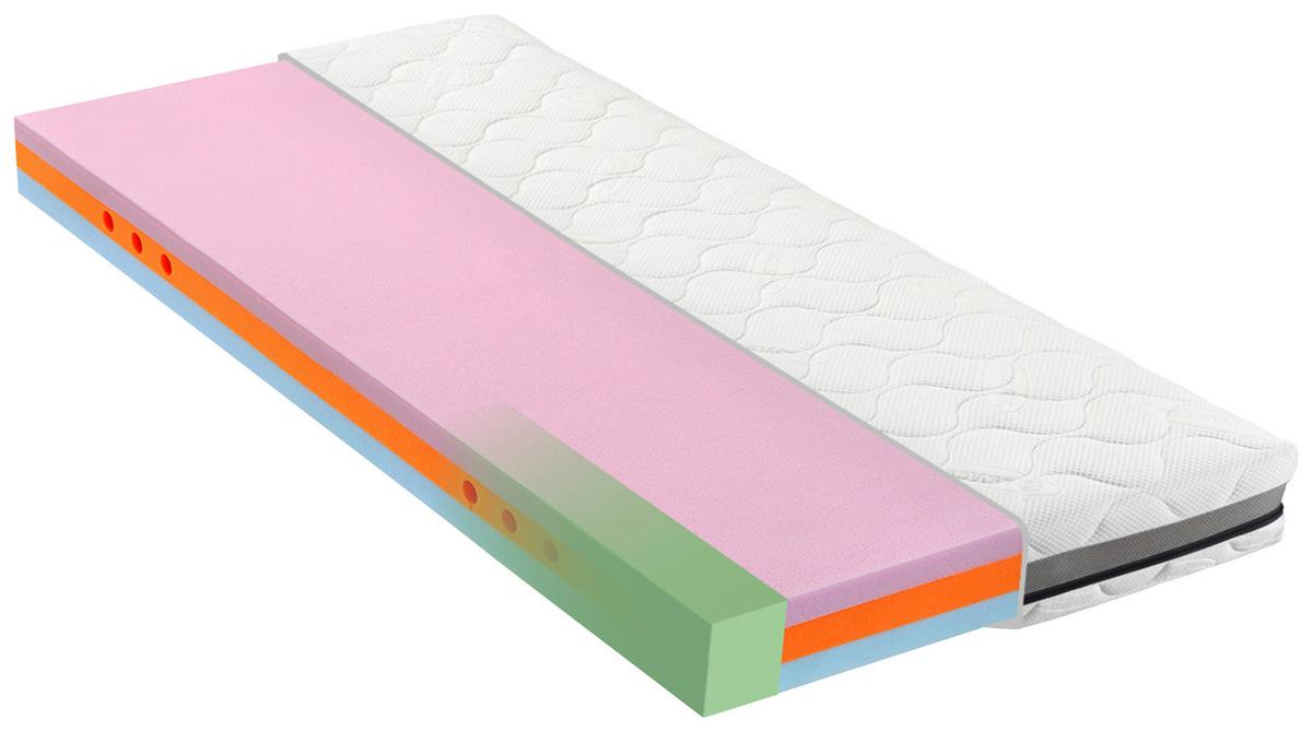 Matrace GELTECH BRAVURA STRONG 90/200cm, H2/H3 - bílá, textil (90/200cm) - Primatex