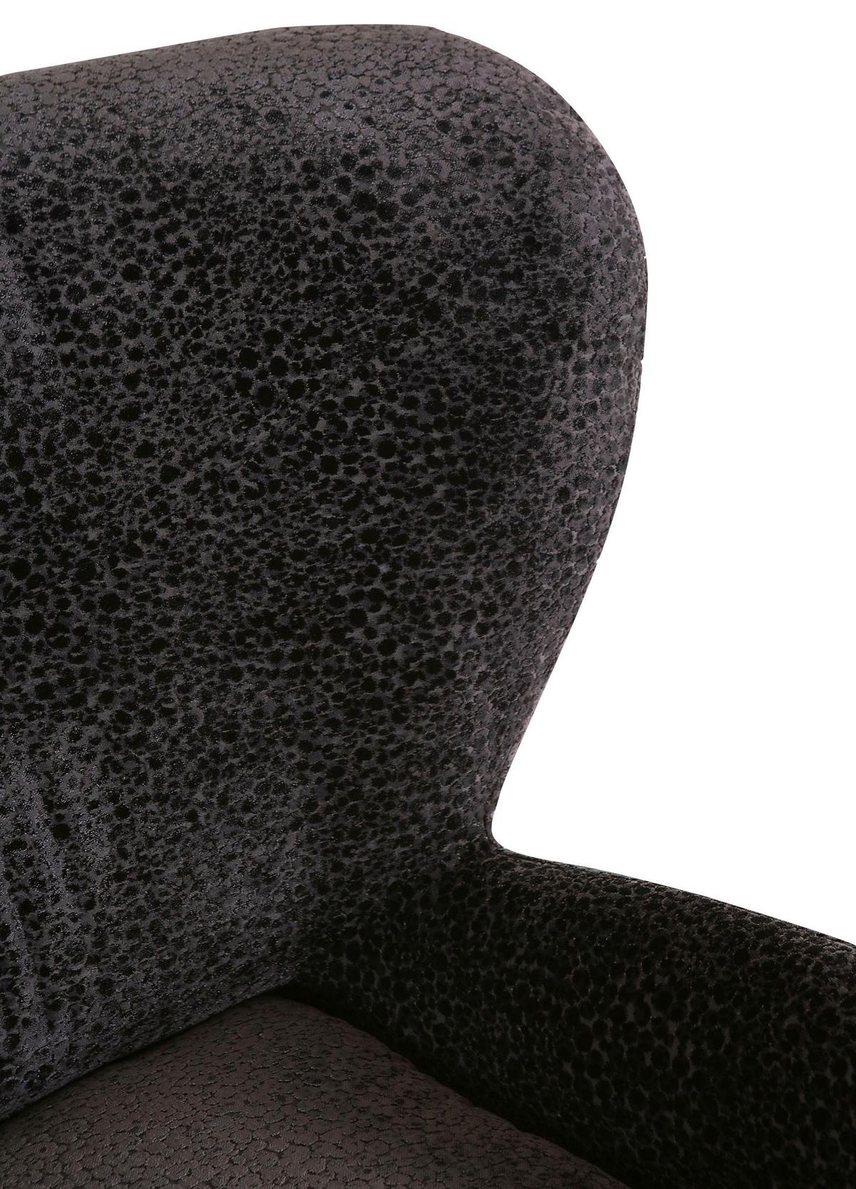 Sessel Fano - Anthrazit/Schwarz, Design, Textil (90/93/92cm) - Livetastic