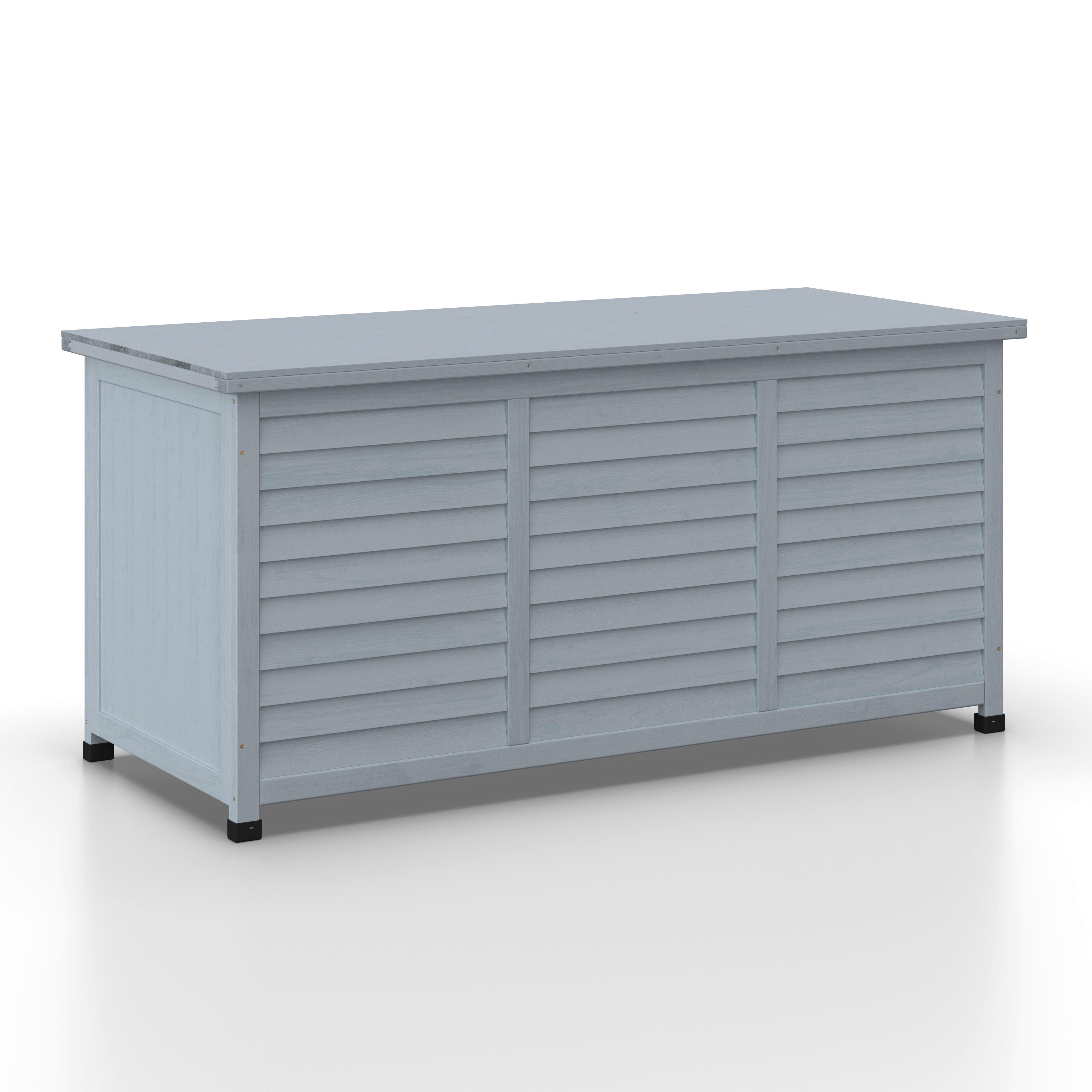 BOX NA VANKÚŠE JORIS - sivá, Modern, drevo (127/60/56cm) - Bessagi Garden