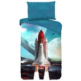 Bettwäsche Spaceshuttle - Multicolor, MODERN, Textil (140/200cm)