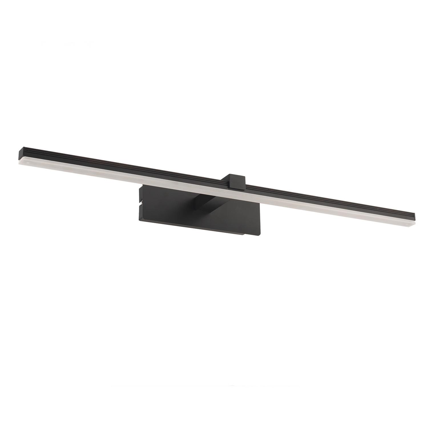 Badezimmer-wandleuchte 4987/apn - Schwarz, Design, Metall (60/7/13cm)