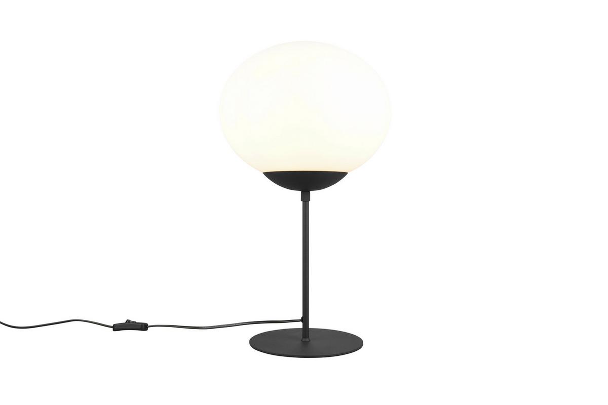 Tischleuchte 563100132 Fomento - Schwarz/Weiß, Basics, Glas/Metall (30/52cm) - Trio Leuchten
