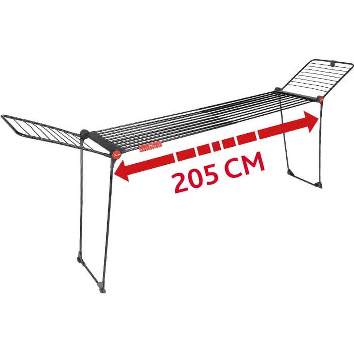 Ruhaszárító Kihúzható Vileda Infinity Flex Ultimate - fém (216-304/56/128cm) - Vileda