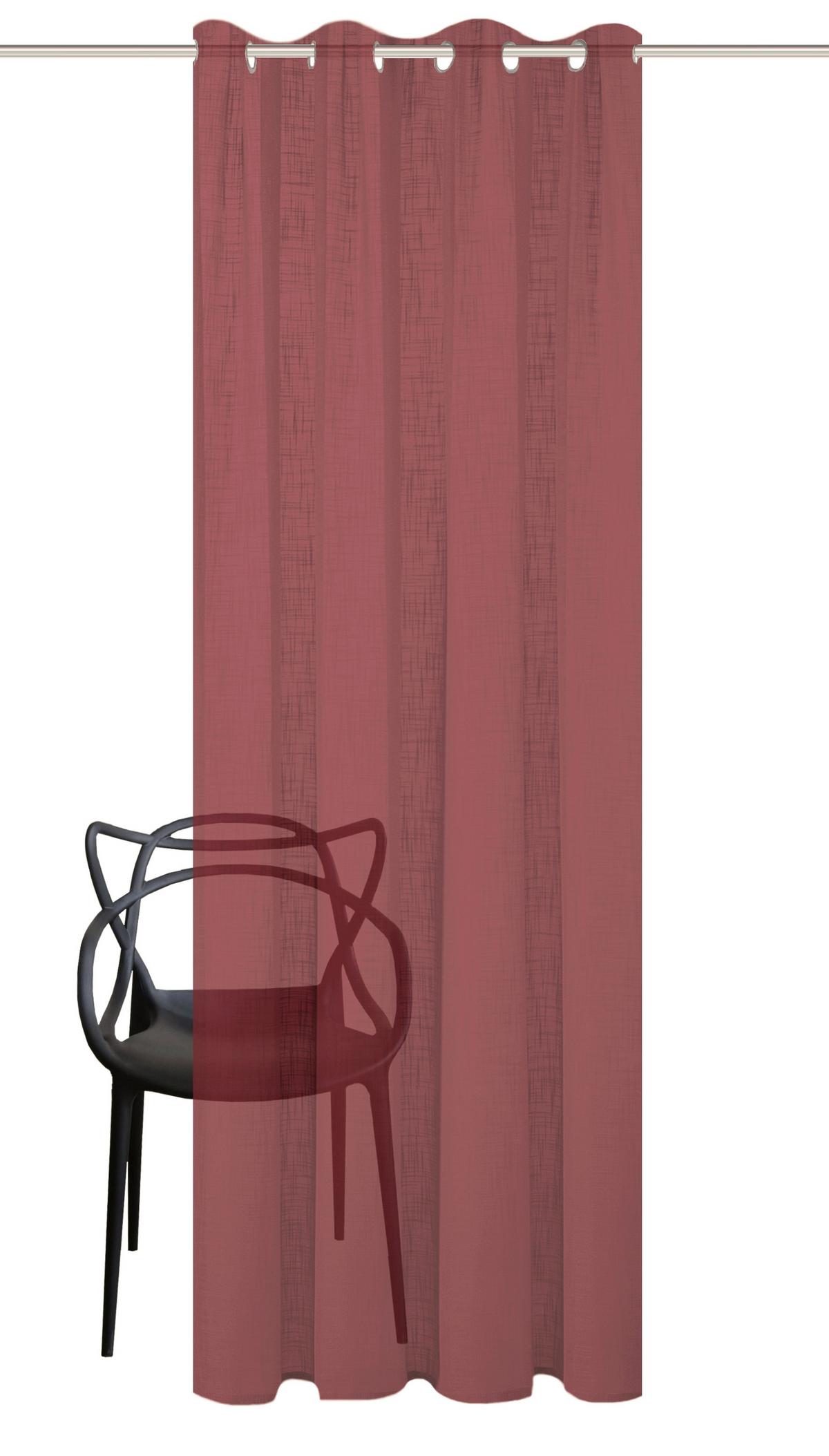 Ösenvorhang Softy - Beere, Basics, Textil (140/160cm)