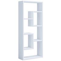 Regál Vilo biely - biela, Modern, kompozitné drevo (36/92/15cm) - MID.YOU