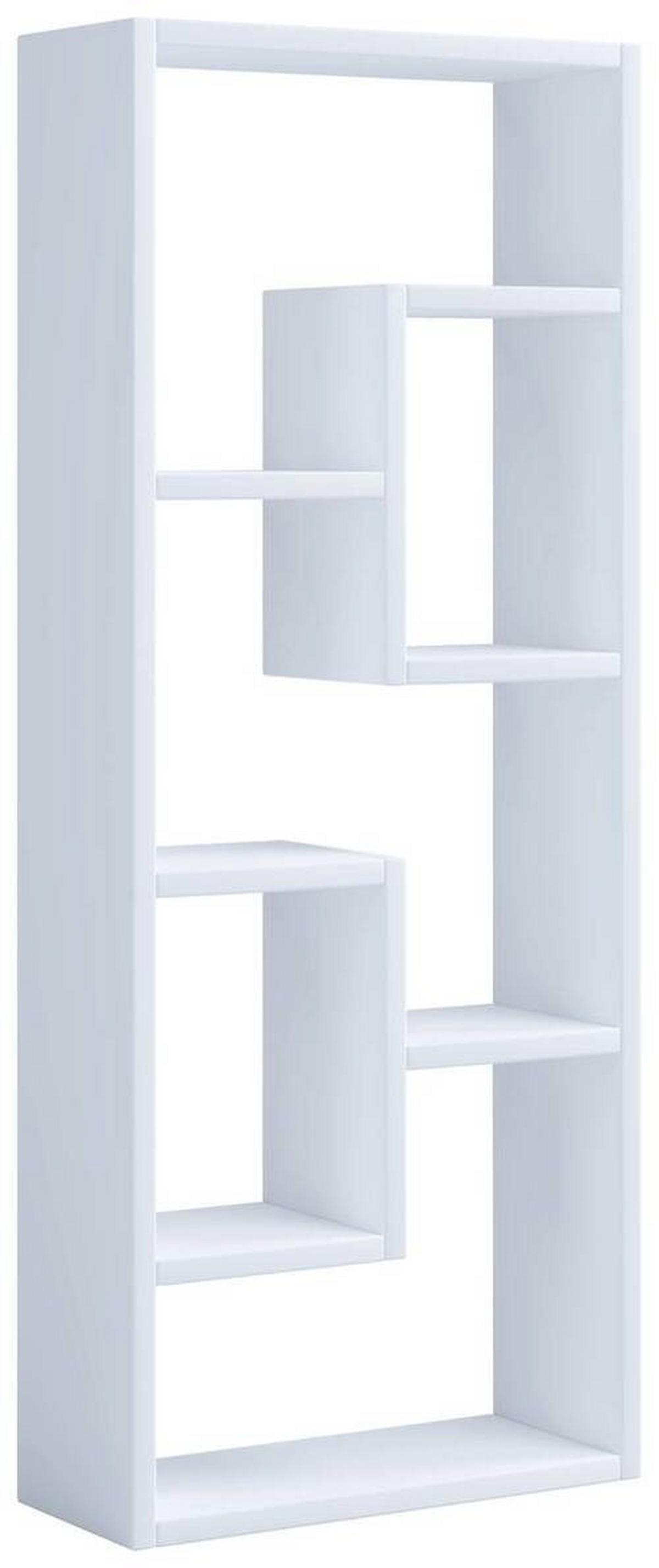 Regál Vilo biely - biela, Modern, kompozitné drevo (36/92/15cm) - MID.YOU