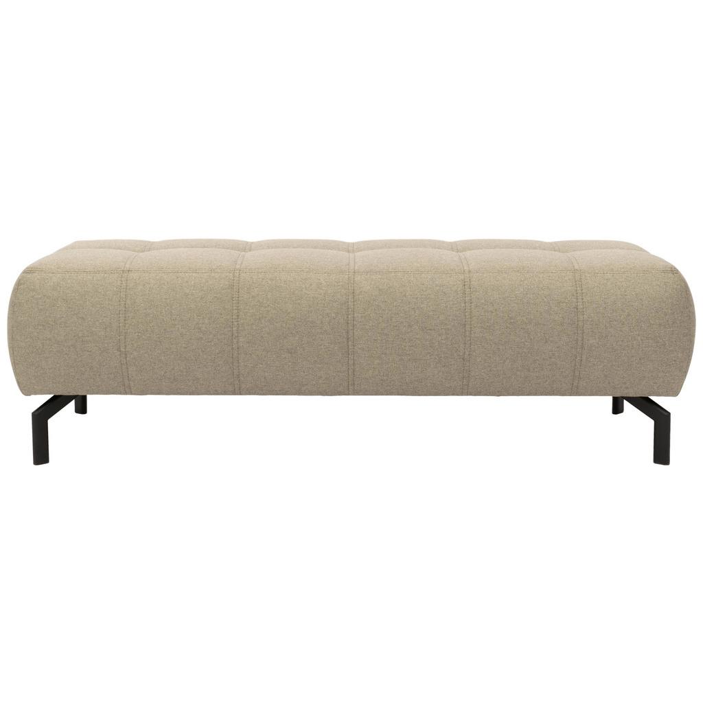 Polsterhocker Cunelli Schlammfarben Webstoff H: 45cm