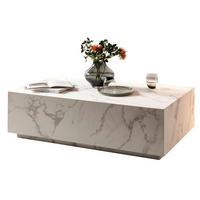 Couchtisch Weiß L: 120 Cm - Weiß, Design, Holzwerkstoff (120/75/35cm) - Livetastic