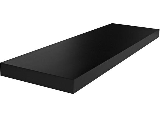 Regál Nástěnný Giga - černá, Moderní, kompozitní dřevo (80/3,8/23,50cm) Regál Nástěnný Giga - černá, Moderní, kompozitní dřevo (80/3,8/23,50cm)
