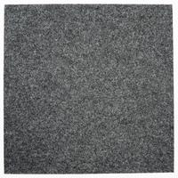 Teppichfliese Dunkelgrau Merlin 50x50cm Florhöhe 5,5mm - Dunkelgrau, Basics, Textil (50/50cm)