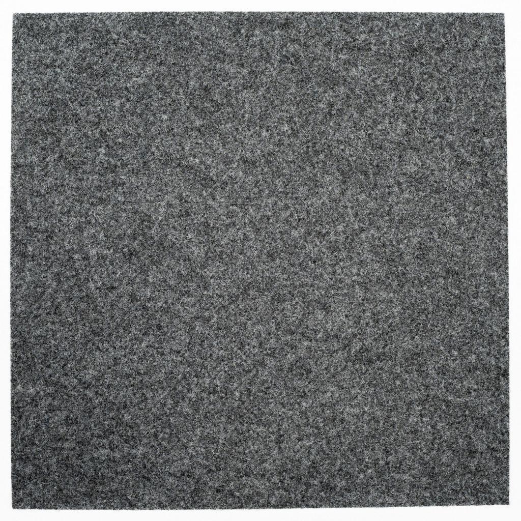 Teppichfliese Dunkelgrau Merlin 50x50cm Florhöhe 5,5mm