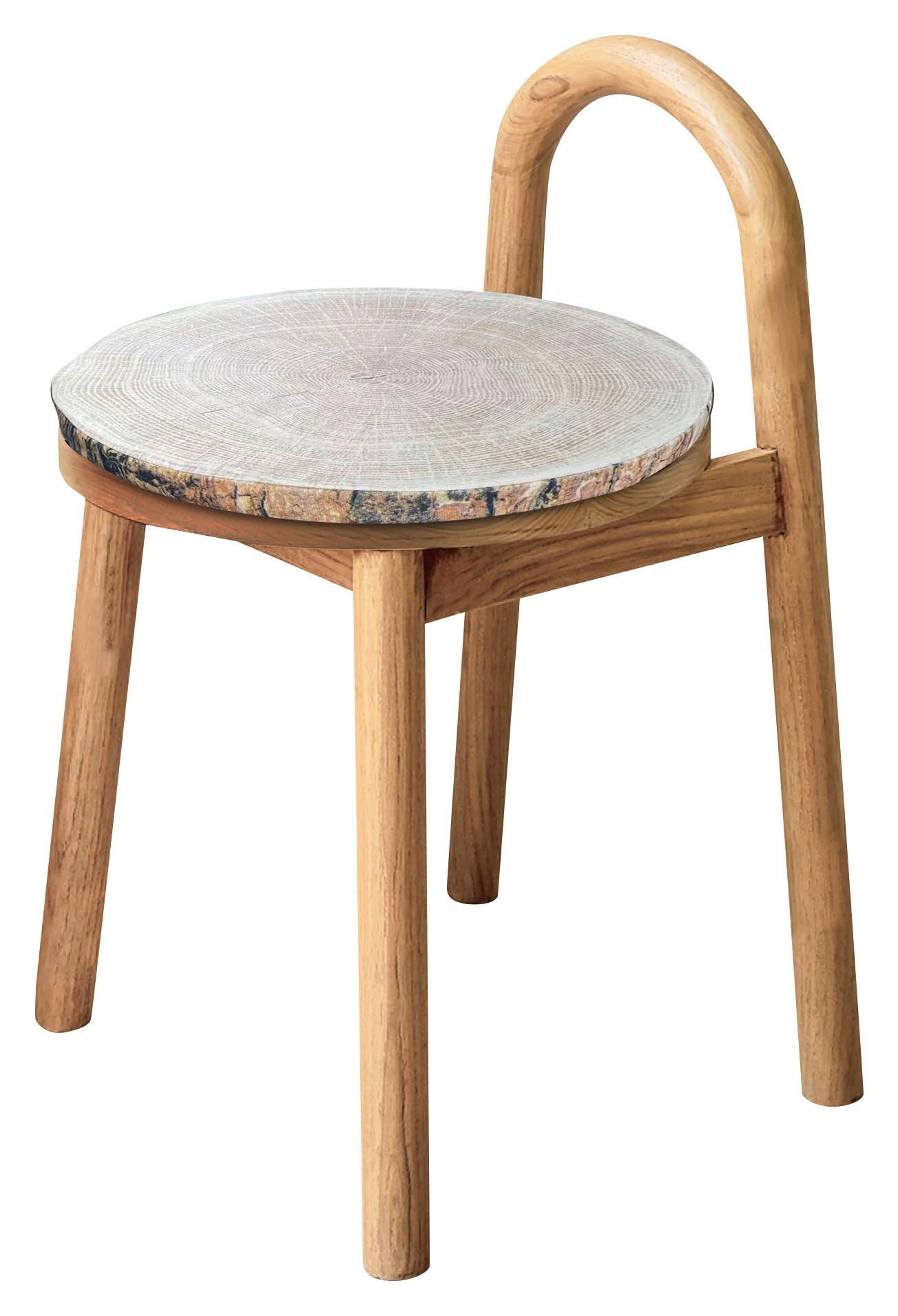 Sitzkissen Wood - Beige, MODERN, Textil (38/2.5cm) - Luca Bessoni