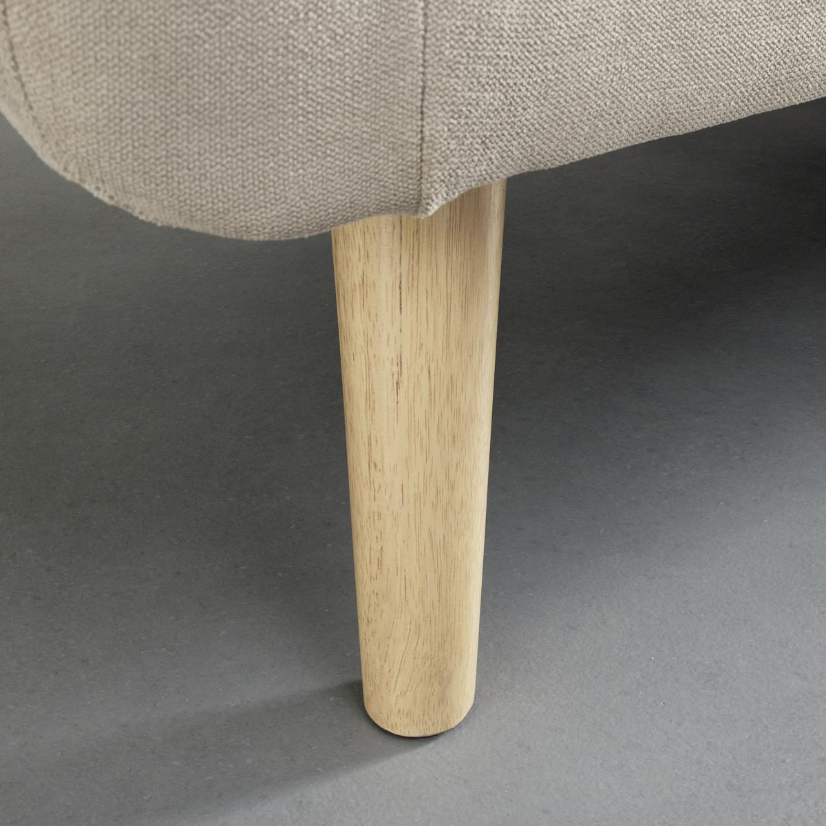Sedací souprava TAMARA béžová - přírodní barvy/béžová, Moderní, dřevo/textil (198/83/143cm) - Bessagi Home
