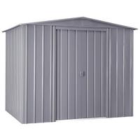 Gerätehaus Ohne Boden 247x245x198 Cm - Silberfarben, Basics, Metall (247/198/245cm)