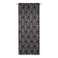 Vorhang mit Schlaufen und Band Amelie 140x245 cm Anthrazit - Anthrazit, ROMANTIK / LANDHAUS, Textil (140/245cm) - James Wood