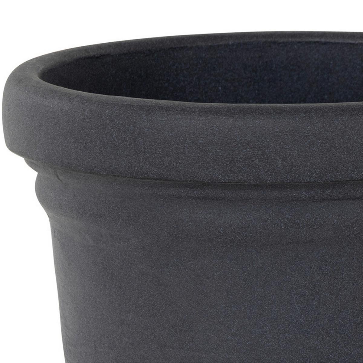 Pflanzentopf Anthrazit D: 60 Cm Rund - Anthrazit, Basics, Kunststoff (60/45cm) - Siena Garden