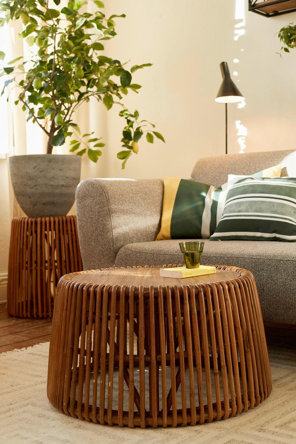 Beistelltisch Naturfarben B: 69 cm - Naturfarben, Design, Holz (69/69/38cm) - MID.YOU