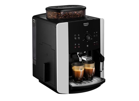 Kaffeevollautomat Arabica Quattro Force - Schwarz/Silbereichenfarben, MODERN, Kunststoff/Metall (29/49/39cm) - Krups Kaffeevollautomat Arabica Quattro Force - Schwarz/Silbereichenfarben, MODERN, Kunststoff/Metall (29/49/39cm) - Krups