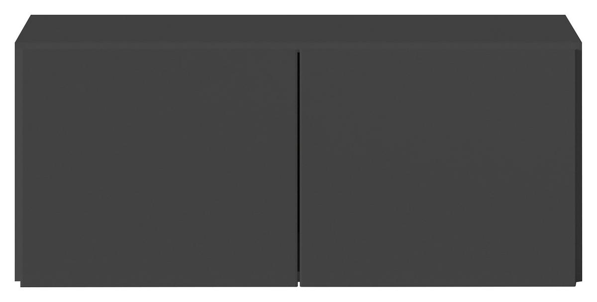Aufsatzschrank 91 cm Max-Extra Grau - Grau, KONVENTIONELL, Holzwerkstoff (91/39/54cm) - James Wood