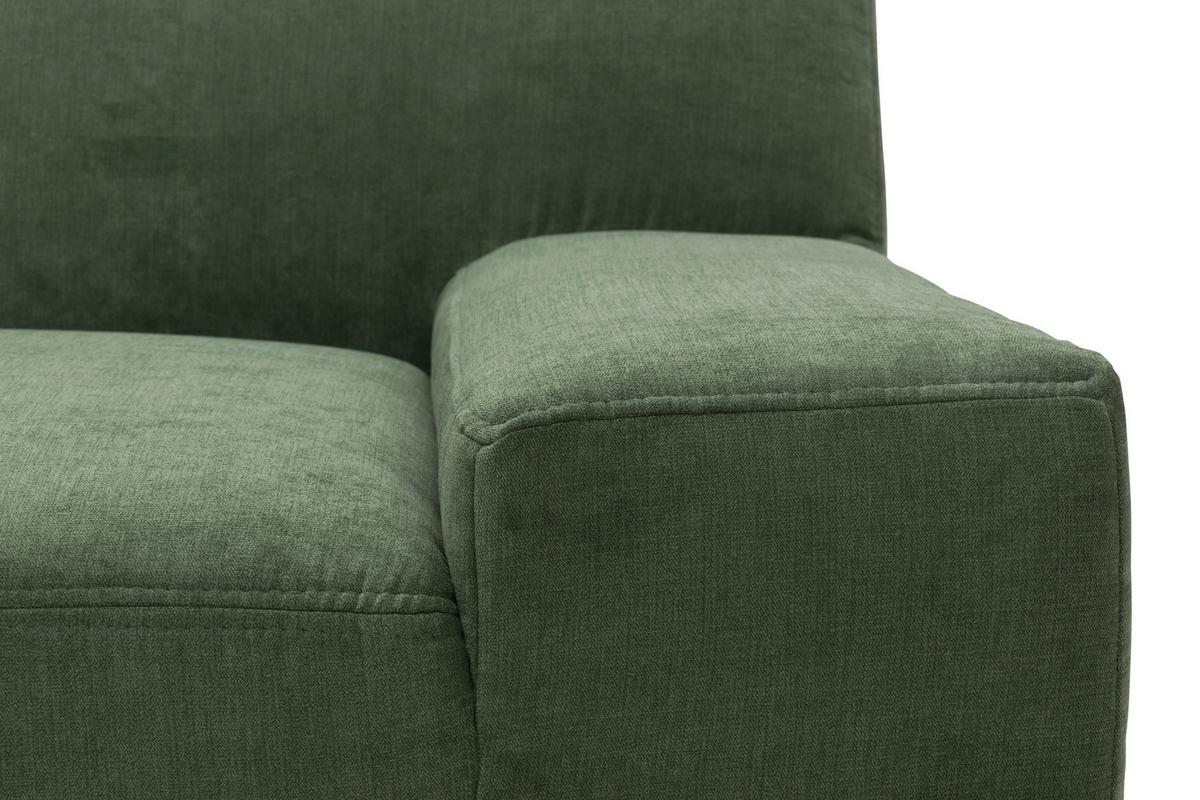3-sitzer-sofa Norma Grün Mikrofaser - Wengefarben/Grün, Design, Textil (212/74/85cm) - MID.YOU