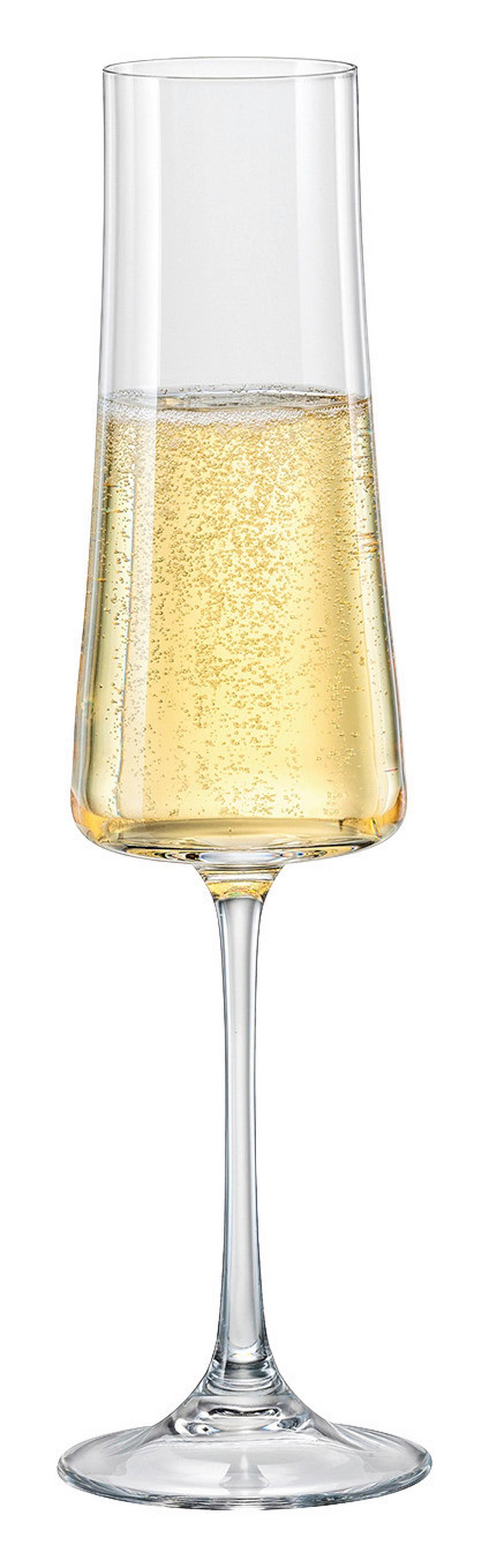 Sektglas Xtra, ca. 210 ml - Klar, MODERN, Glas (0,21l) - Bohemia