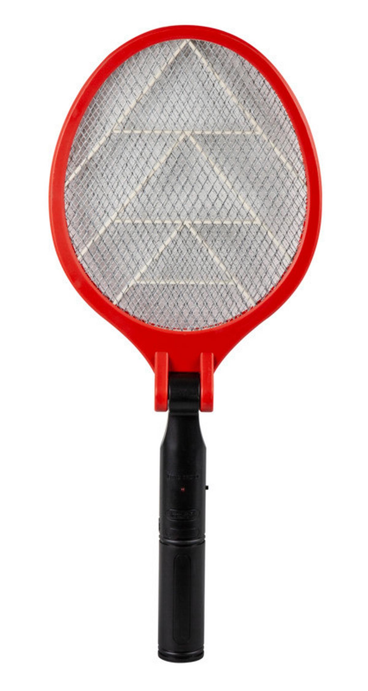 Elektrische Fliegenklatsche 03528 Rot/Schwarz - Rot/Schwarz, Basics (21,5/40,5/4,8cm)