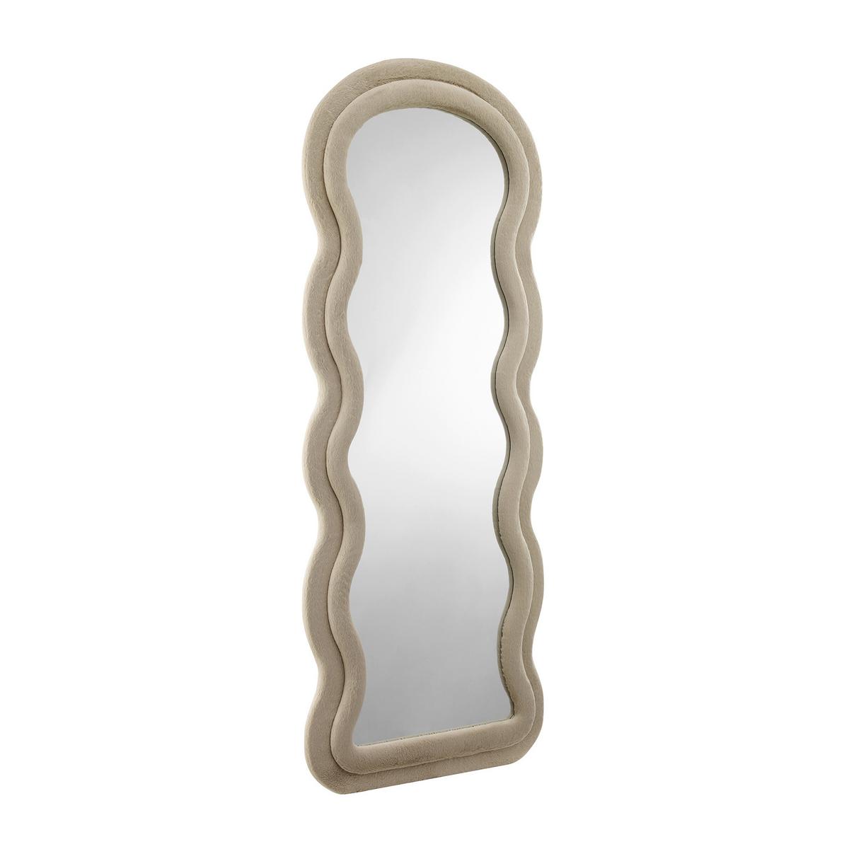 Standspiegel Champagner B: 70 cm - Champagner, Design, Glas/Holzwerkstoff (70/170/3cm) - Livetastic