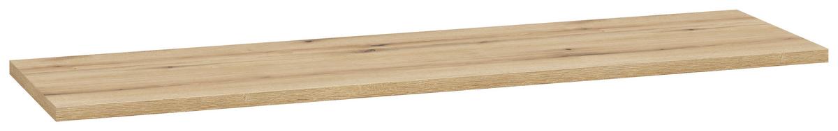 Stapelprogramm Sixty-Four - Eichefarben/Schwarz, Trend, Holzwerkstoff (320/192/35cm)