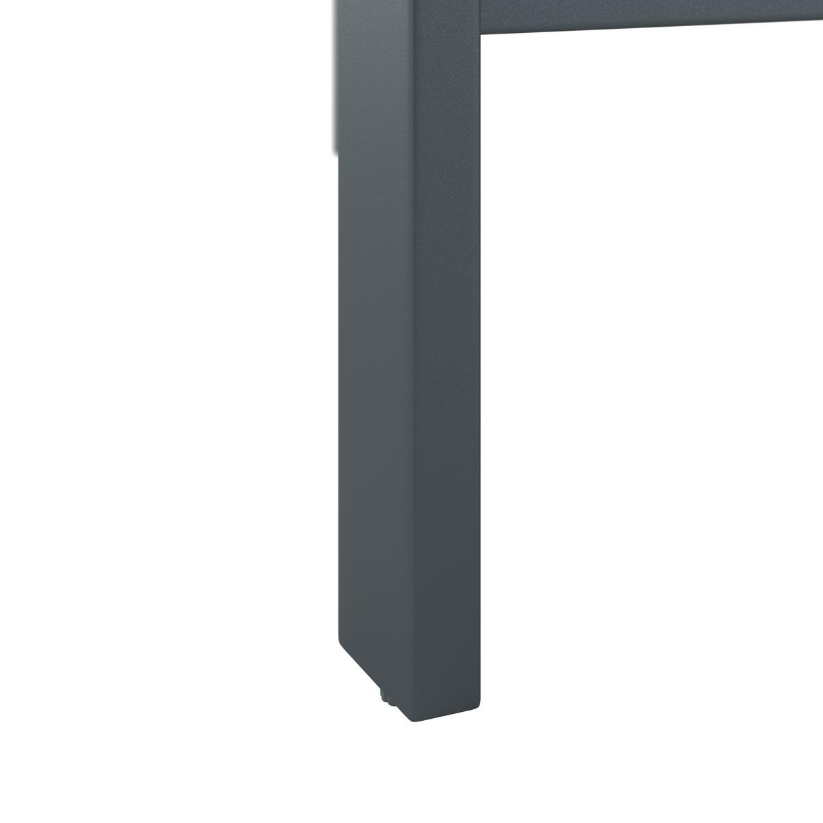 ZÁHRADNÁ LAVICA MARLO - farba akácie, Modern, kov/drevo (126/47/40cm) - Bessagi Garden