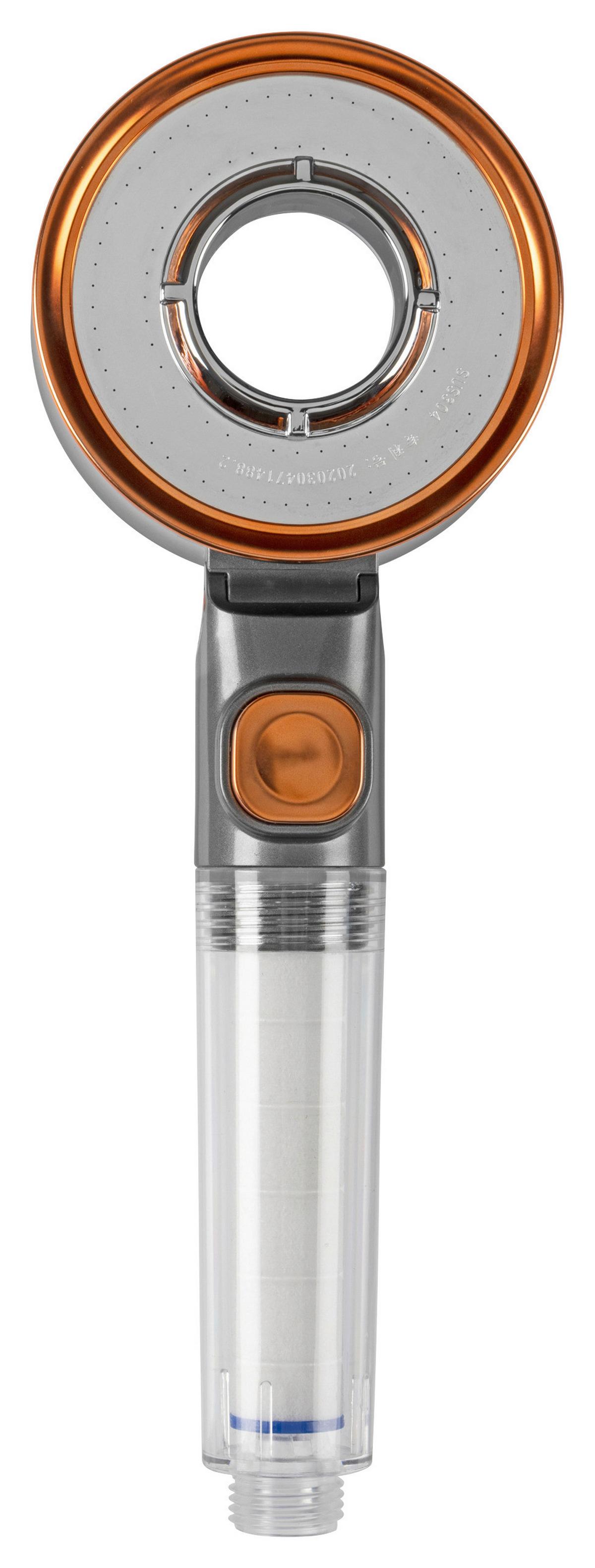 Duschkopf Roberto - Silberfarben, LIFESTYLE, Kunststoff/Metall (26/9,4/5,8cm)