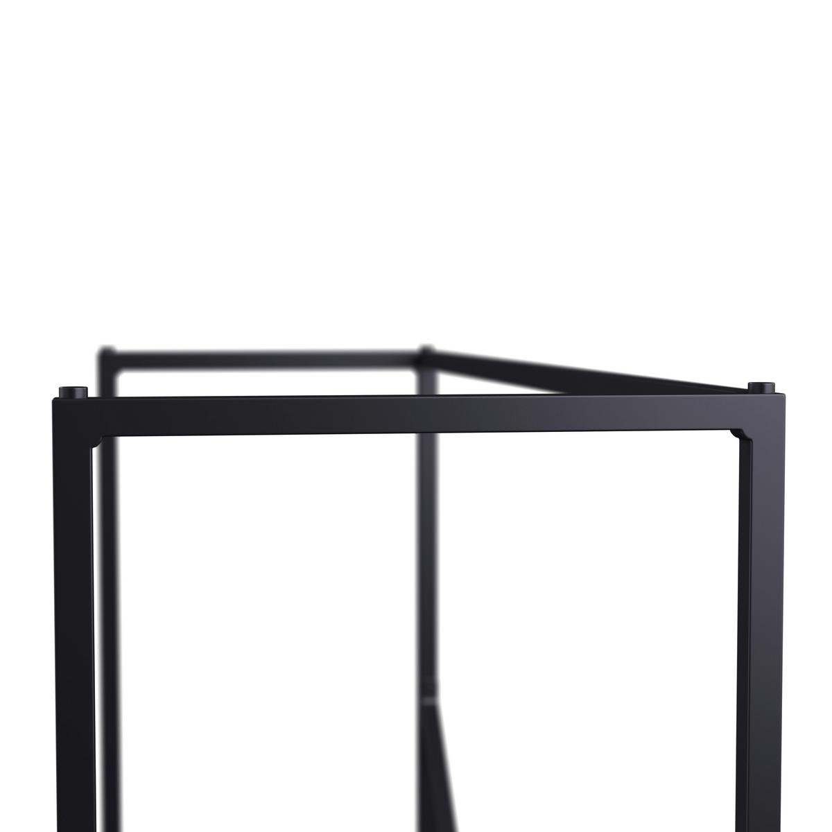 KONZOLOVÝ STOLEK SOPHIA - černá, Moderní, kov/kompozitní dřevo (120/78/40cm) - Bessagi Home