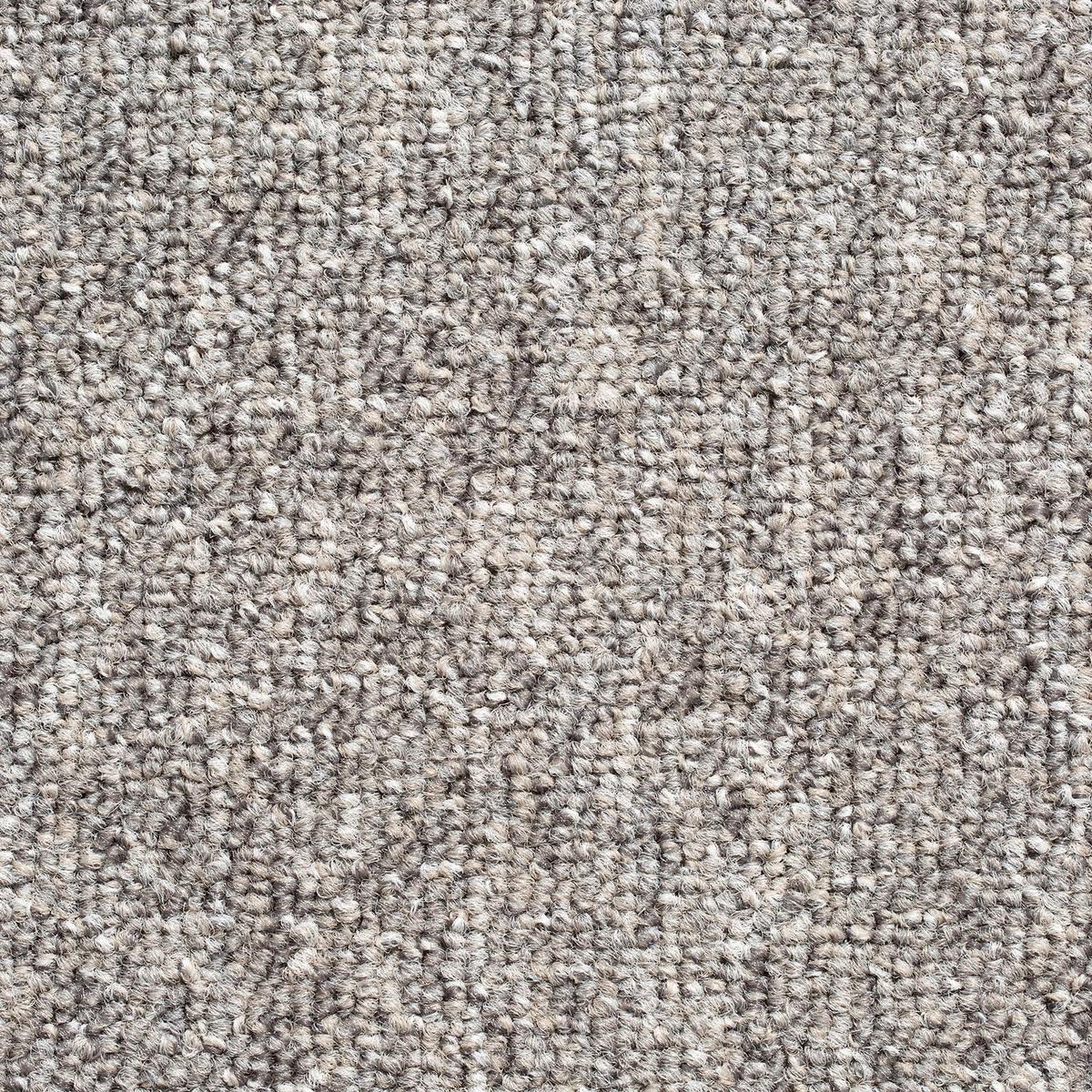 Teppichfliese Grau Mustang 50x50 cm Florhöhe 3 mm - Basics, Textil (50/50cm)