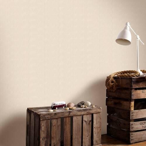 Vliestapete 104812 - Beige, Basics, Papier/Kunststoff (52/1000cm)