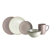 KOMBISERVICE OSSIA - Sandfarben/Braun, Basics, Keramik (32,8/28,5/29cm) - Mäser