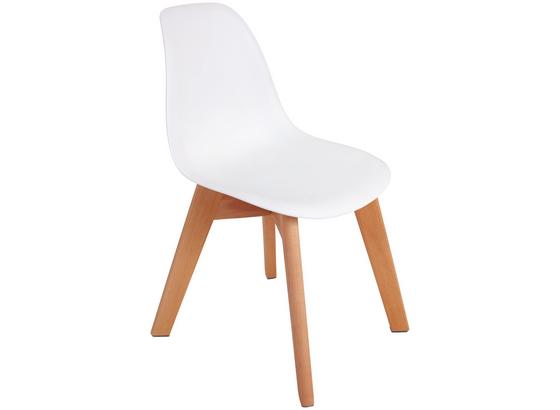 Kinderstuhl Bambino Weiß - Buchefarben/Weiß, MODERN, Holz/Kunststoff (30,5/57/36cm) - Ombra Kinderstuhl Bambino Weiß - Buchefarben/Weiß, MODERN, Holz/Kunststoff (30,5/57/36cm) - Ombra