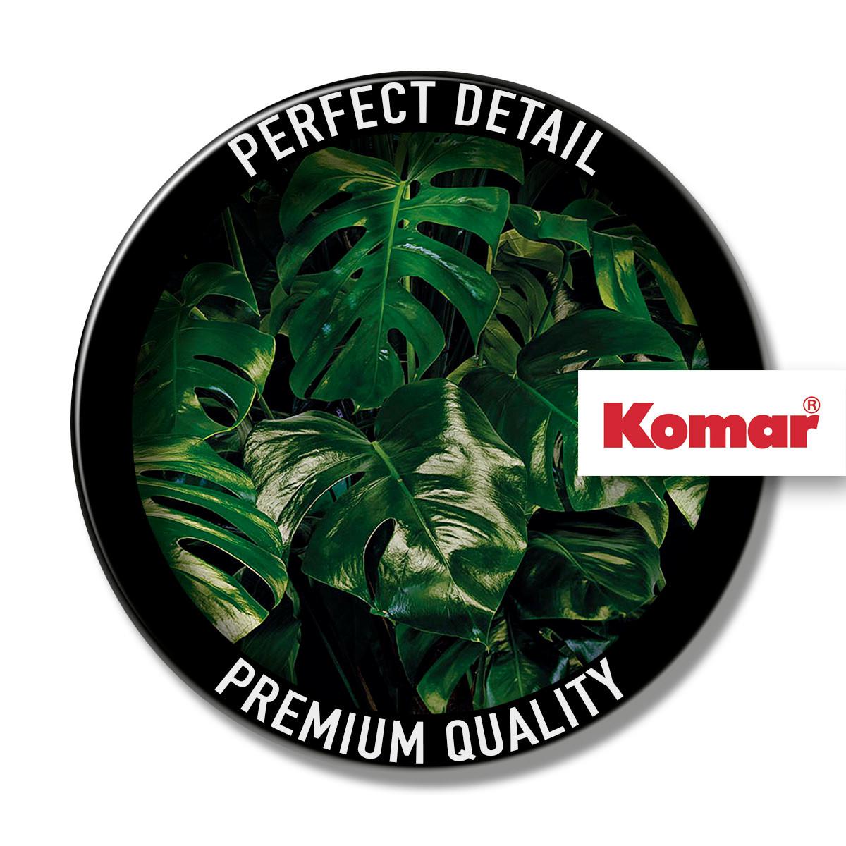 Vliestapete Tropical Wall Panel - Grün, Basics (100/250cm) - Komar