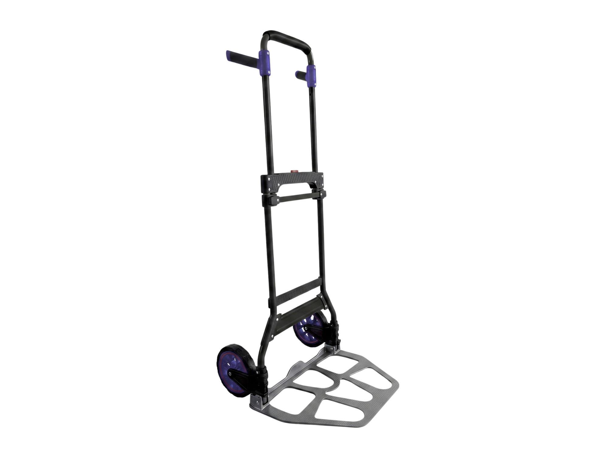 Transportkarre Traglast ca. 120 kg - Schwarz, Basics, Kunststoff/Metall (52/485/114cm)